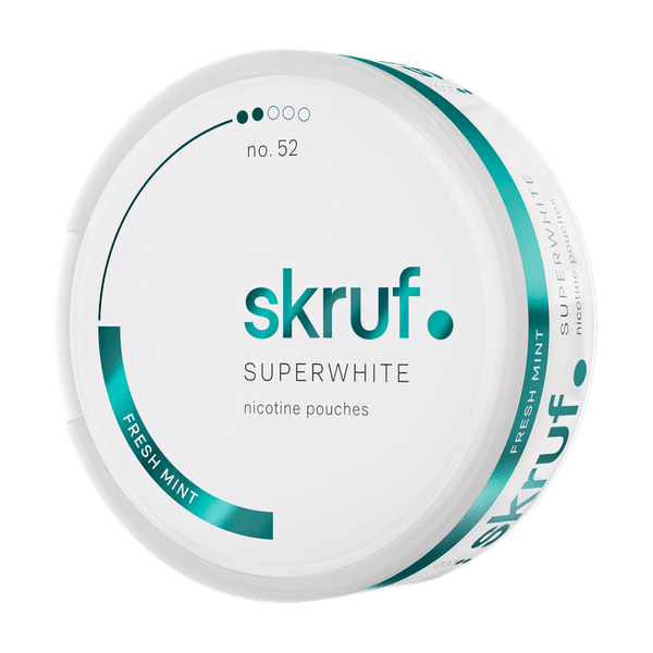 Saszetki nikotynowe SKRUF Superwhite Fresh Mint No 52